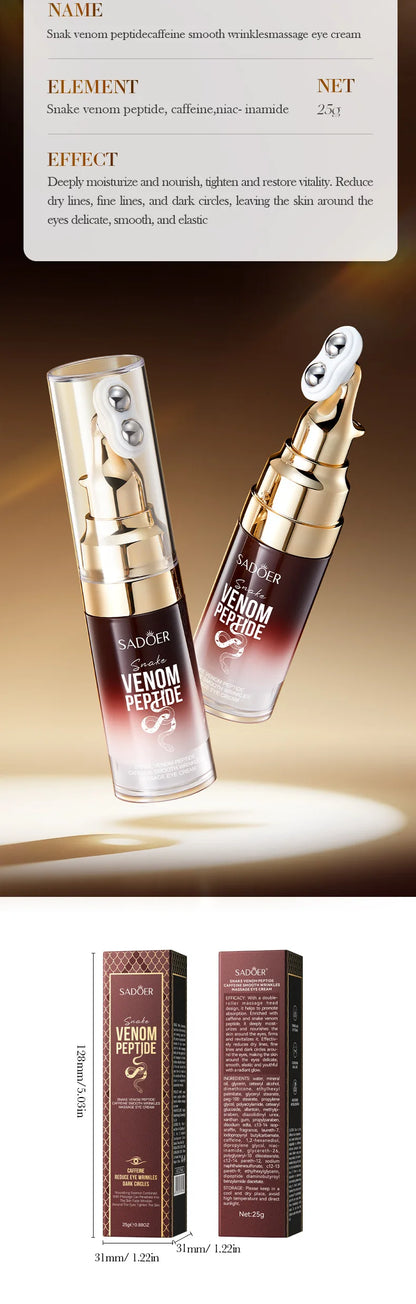 ritastic™ Fine Lines Caffeine Eye Cream with Massage Roller