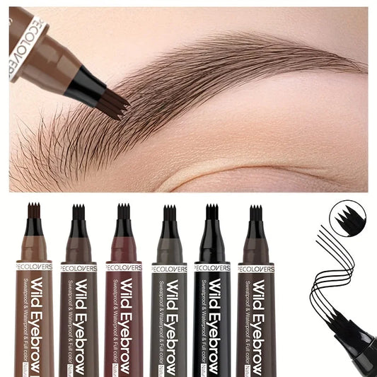 ritastic™ 4 Split Tip Eyebrow Tattoo Pen – Waterproof & Long-Lasting