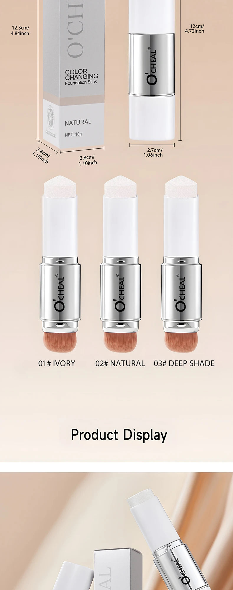 ritastic™ Seamless Blend Foundation Stick