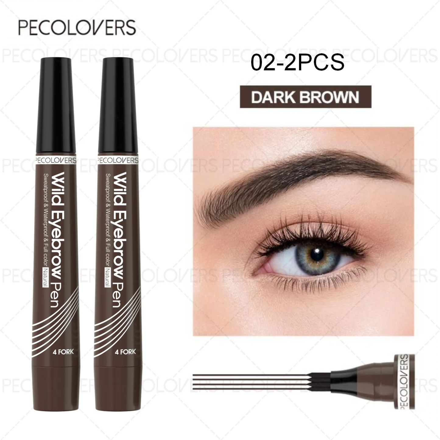 ritastic™ 4 Split Tip Eyebrow Tattoo Pen – Waterproof & Long-Lasting